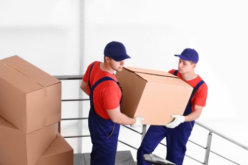 Removal team handling a Northwood home move with care