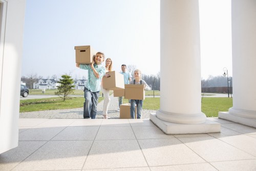 Moving team preparing for a home move in Northwood