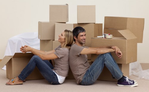 Professional Man With Van Northwood service focusing on safety and insurance