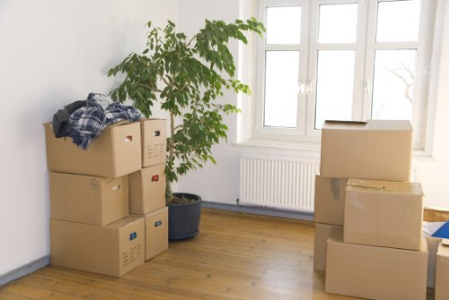 Careful furniture handling during a domestic move in Northwood