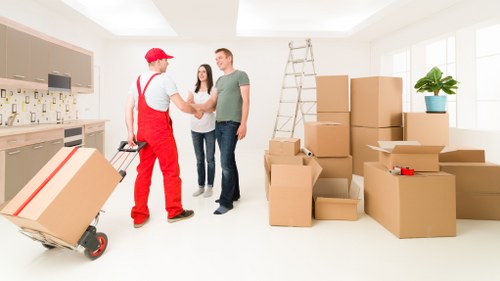 Careful loading and transport for a Northwood house or flat move