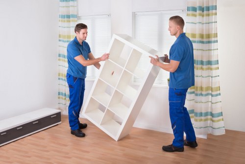 Careful item loading by Northwood man with van service