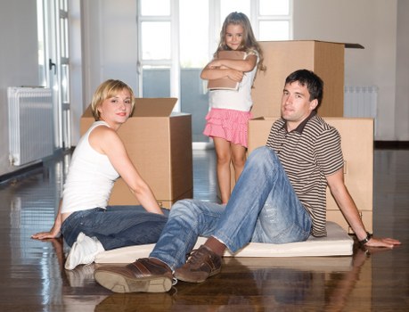 Packed household items ready for a Northwood relocation